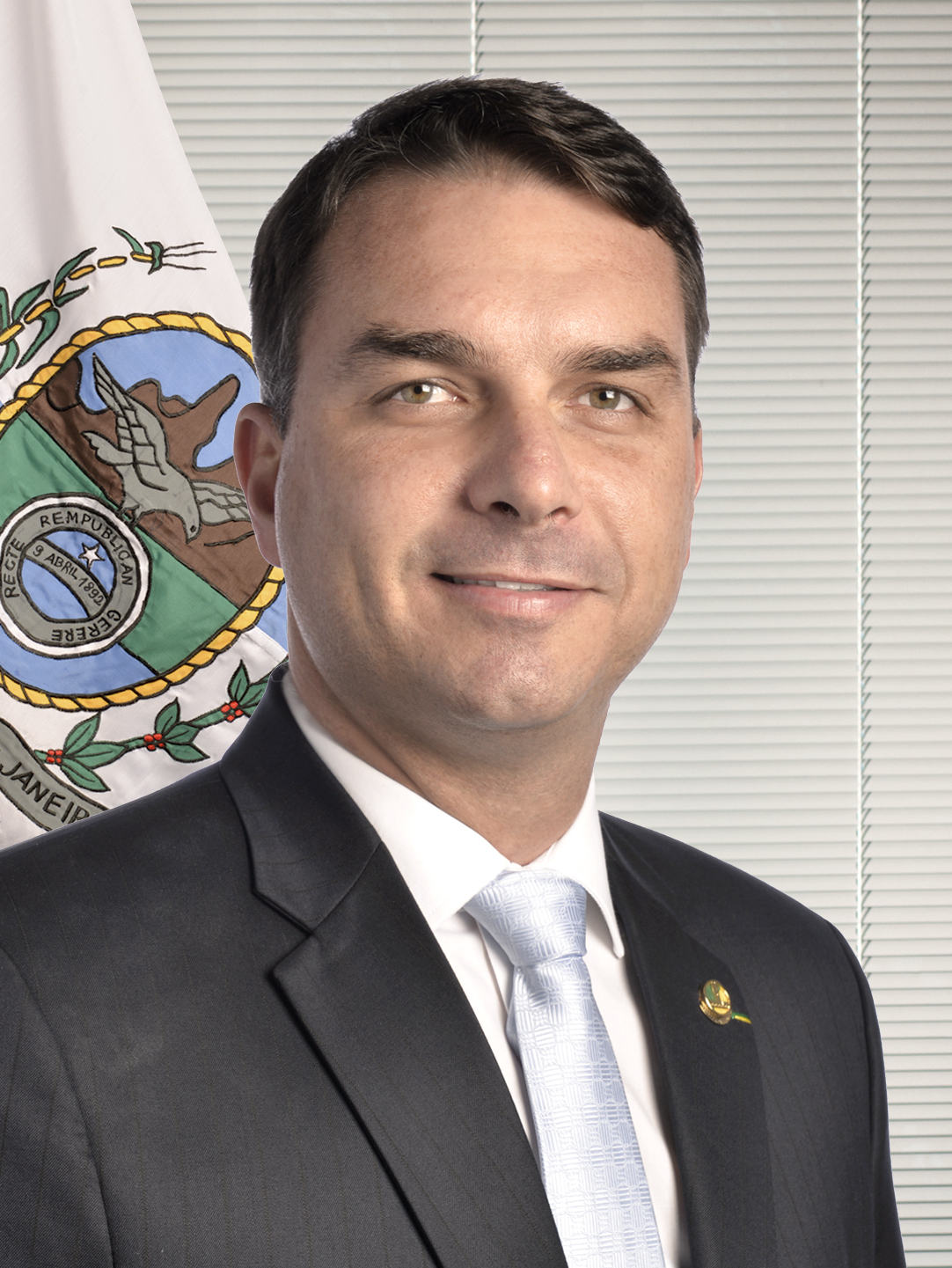 Official Senate portrait of Flávio Bolsonaro